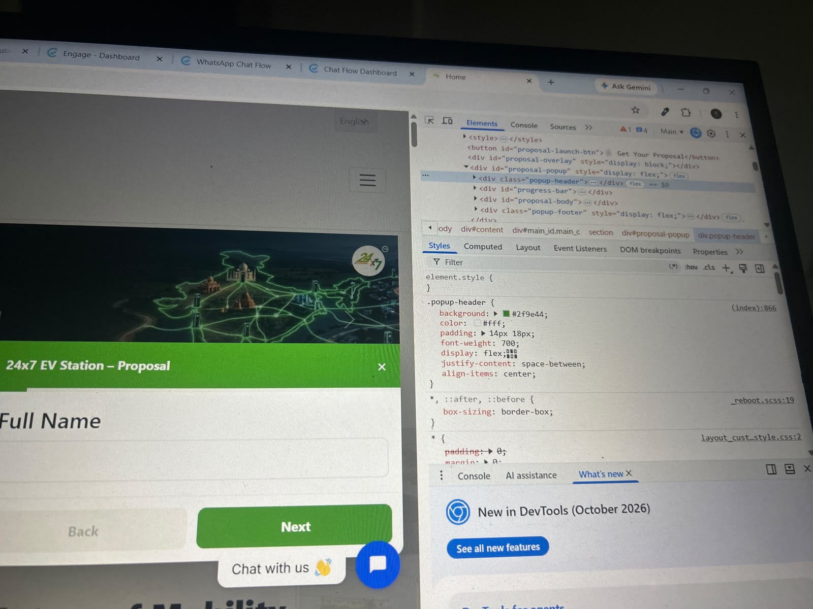 24x7 EV Station — proposal automation evidence